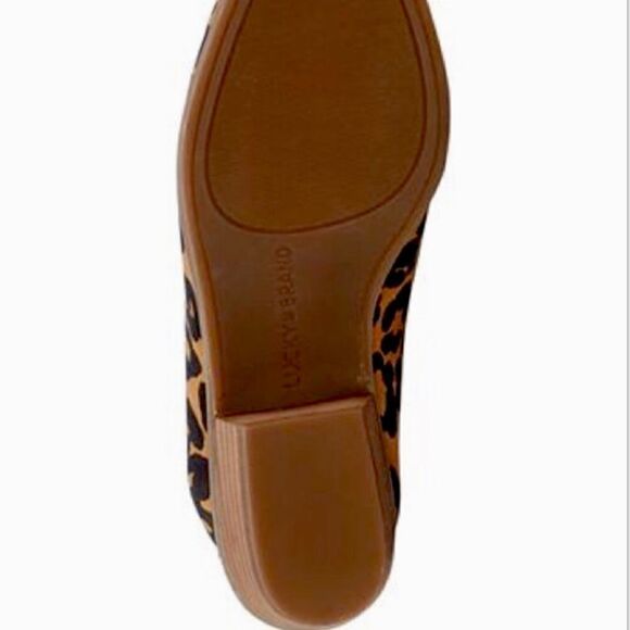 LUCKY BRAND Women’s Leopard Heeled Mules 7 M - Picture 9 of 10